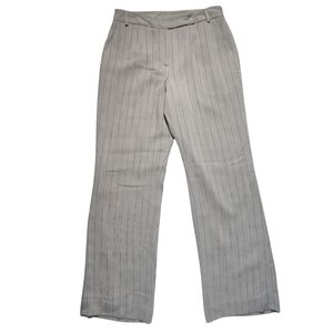 Jones New York Grey Tennis Stripe Pants 6P